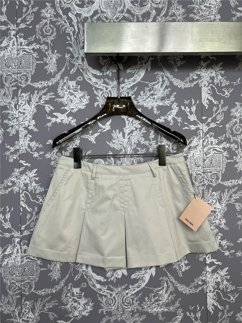 M1um1u new short-sleeved shirt and skirt suit replica clothing sites