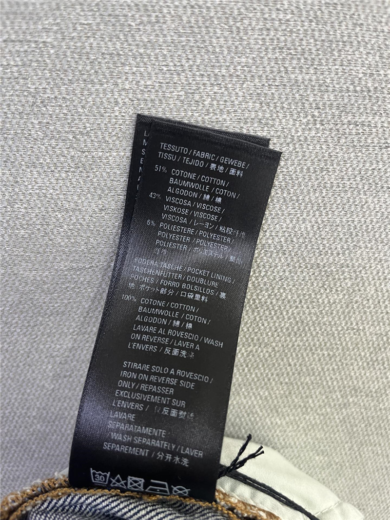 Balmain new logo printed jeans replica clothing