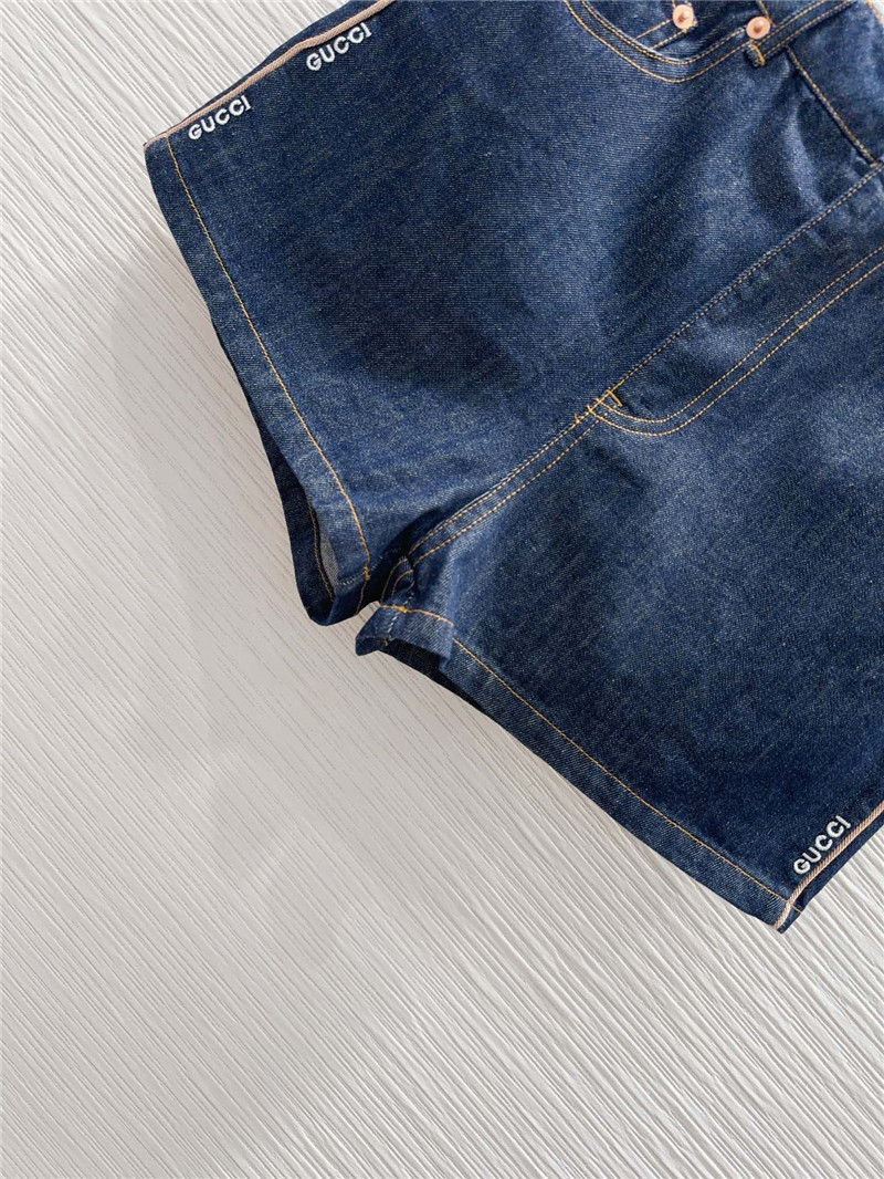 Gvc*1 denim shorts cheap replica designer clothes