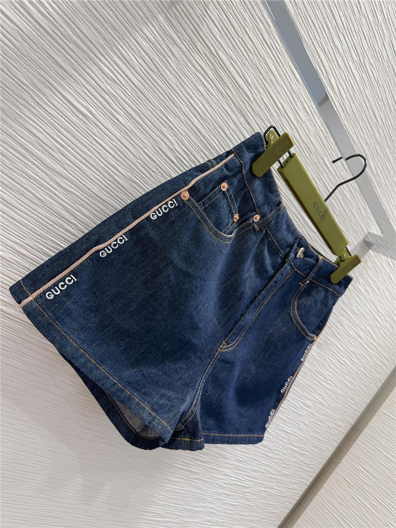 Gvc*1 denim shorts cheap replica designer clothes