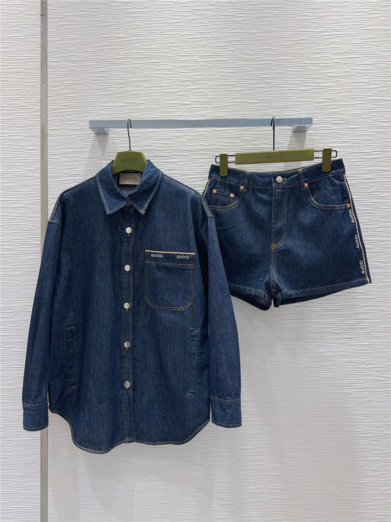 Gvc*1 denim shorts cheap replica designer clothes