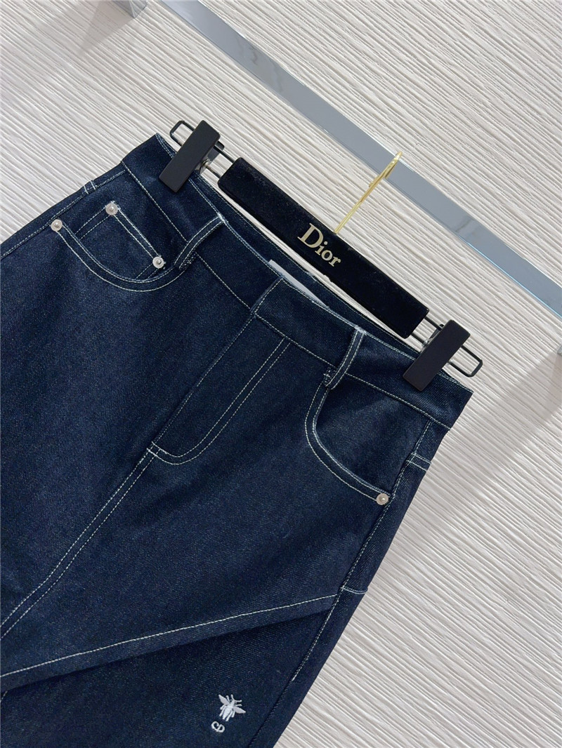 D10r denim slit skirt replica d&g clothing