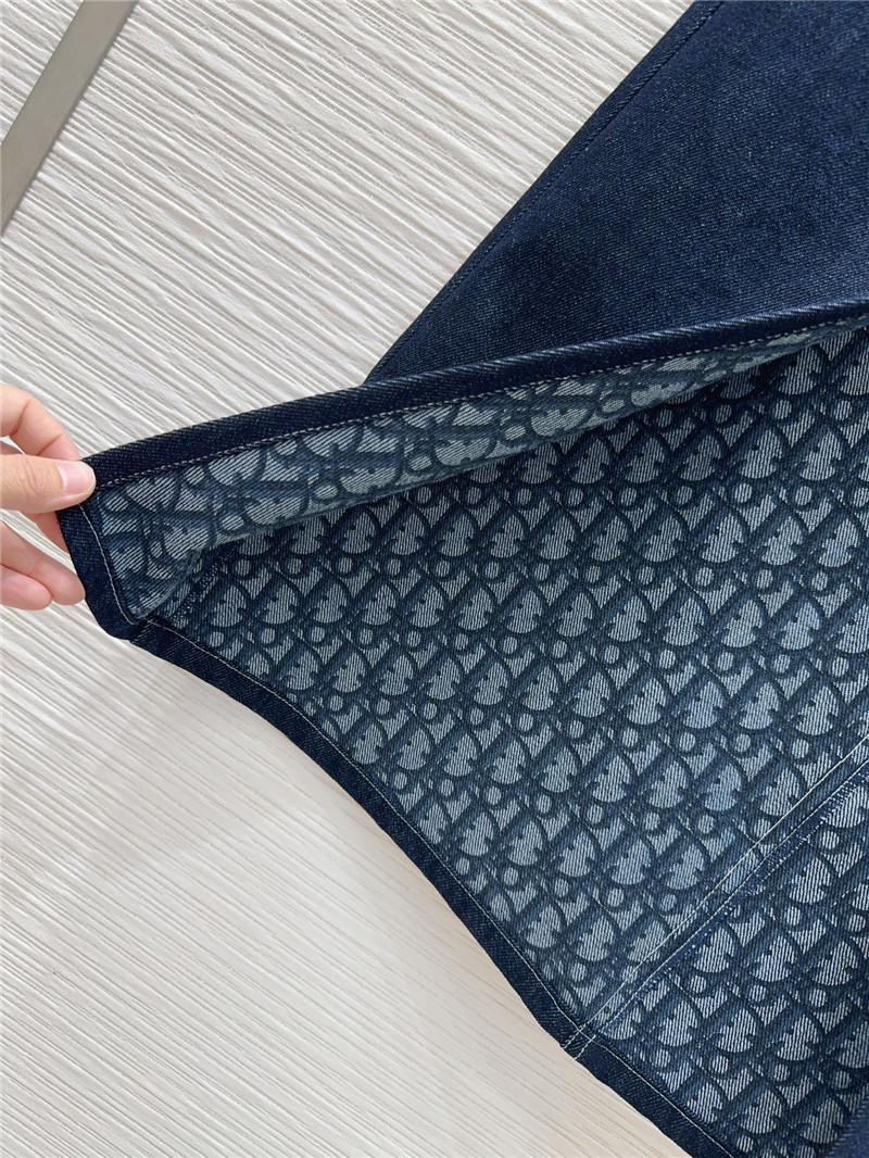 D10r denim slit skirt replica d&g clothing