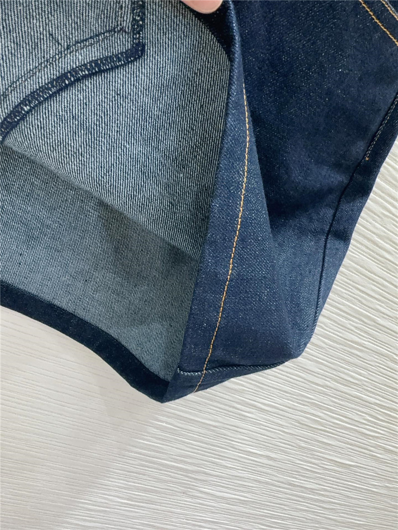 Pra*a denim overalls replica designer clothes