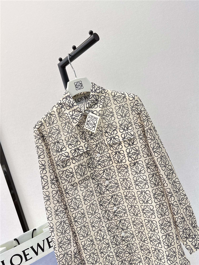 loewe loose ice silk sun protection shirt replica clothes