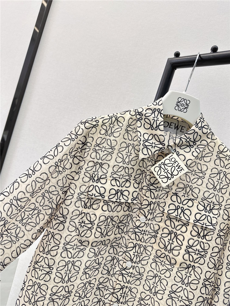 loewe loose ice silk sun protection shirt replica clothes