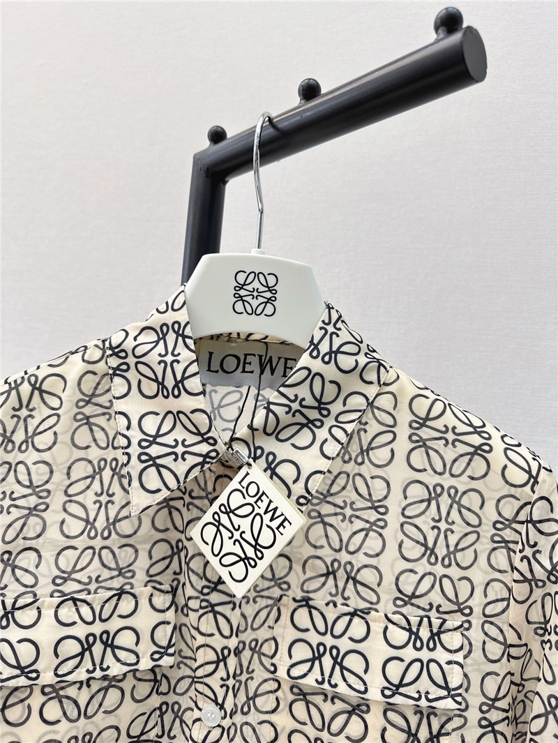 loewe loose ice silk sun protection shirt replica clothes