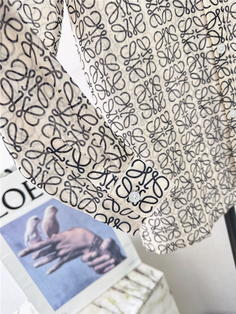 loewe loose ice silk sun protection shirt replica clothes