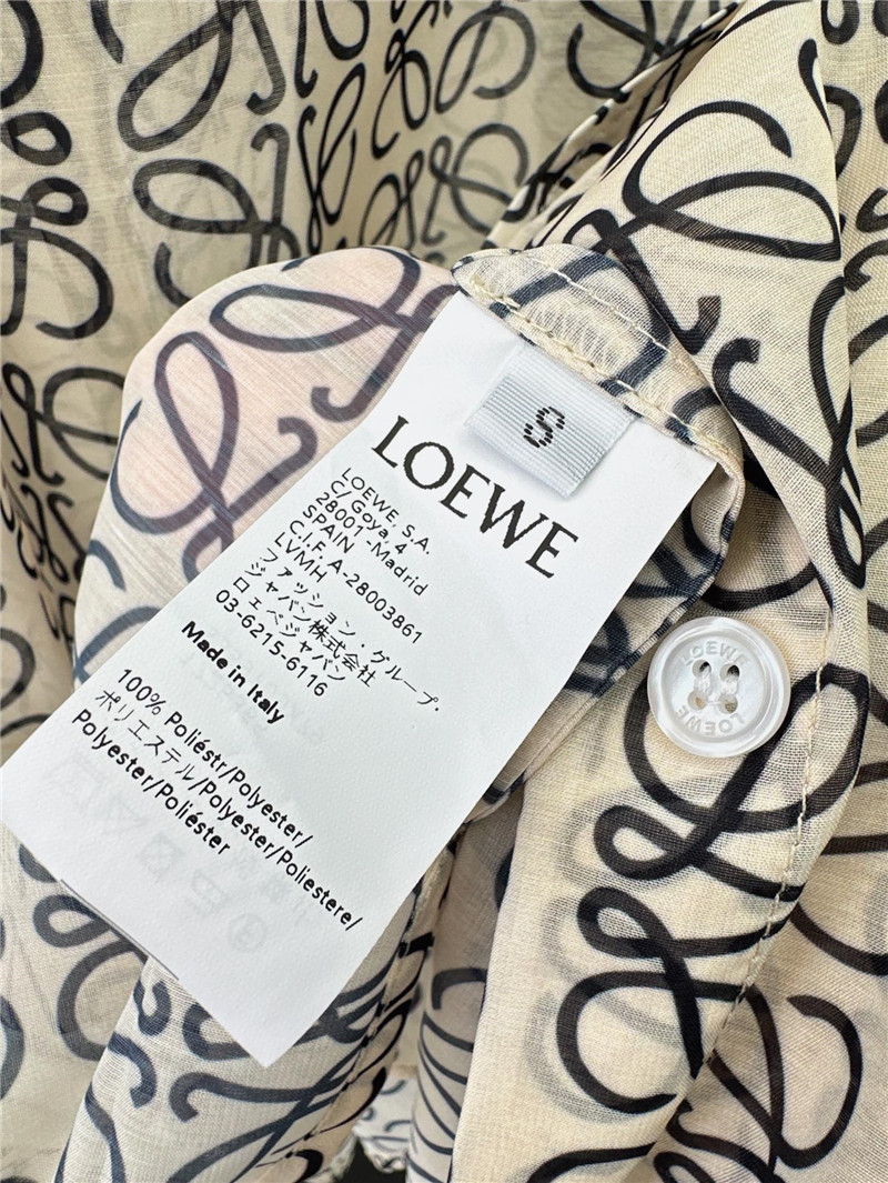 loewe loose ice silk sun protection shirt replica clothes