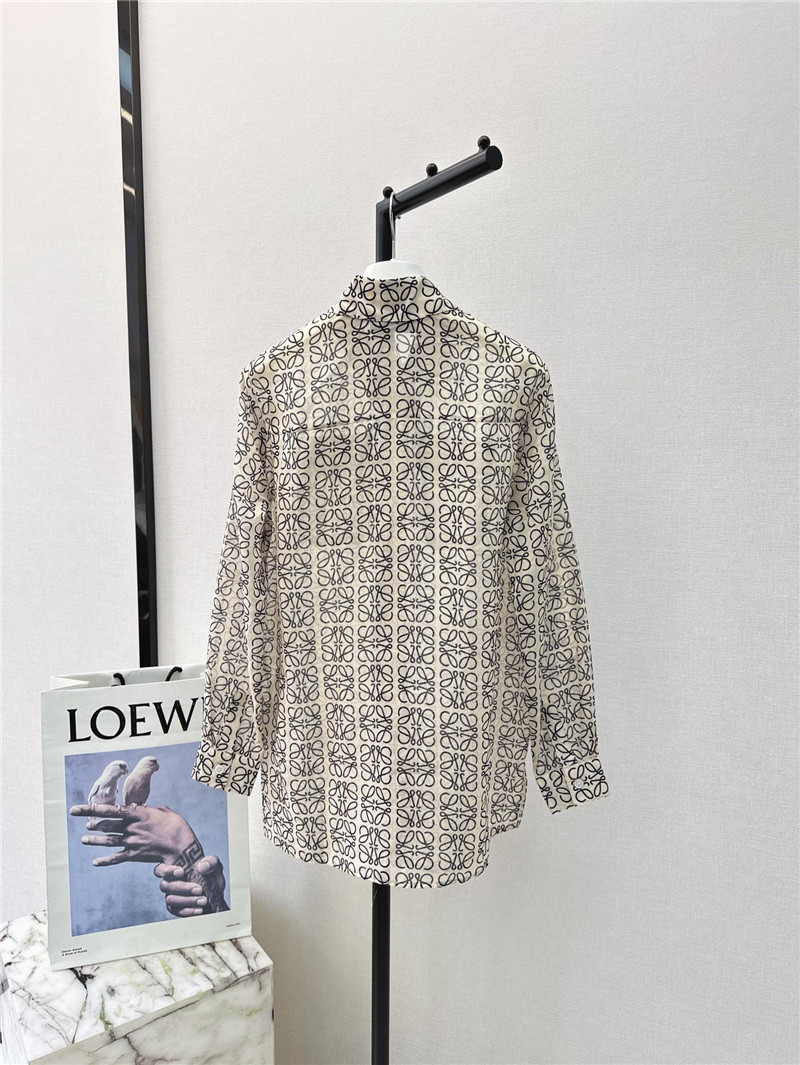 loewe loose ice silk sun protection shirt replica clothes