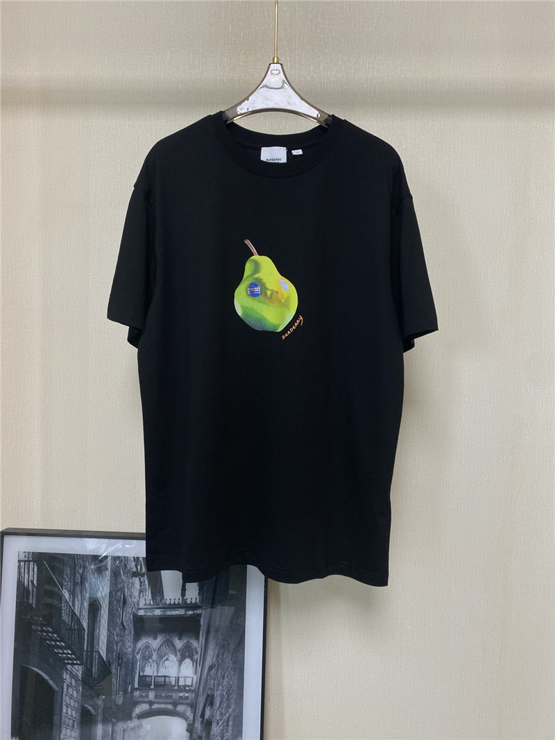 Burberry fruit print short sleeve T-shirt replica d&g clothing