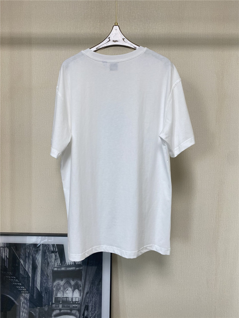 Bv*b*rry blue strawberry print short sleeve t-shirt replica clothing