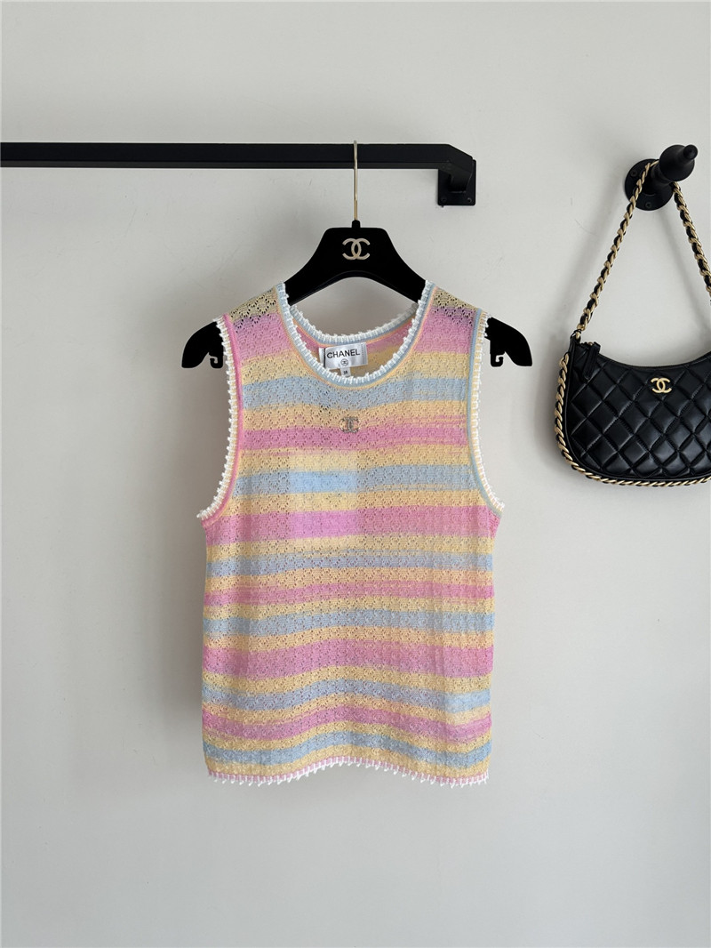 Chanel crochet vest cheap replica designer clothes