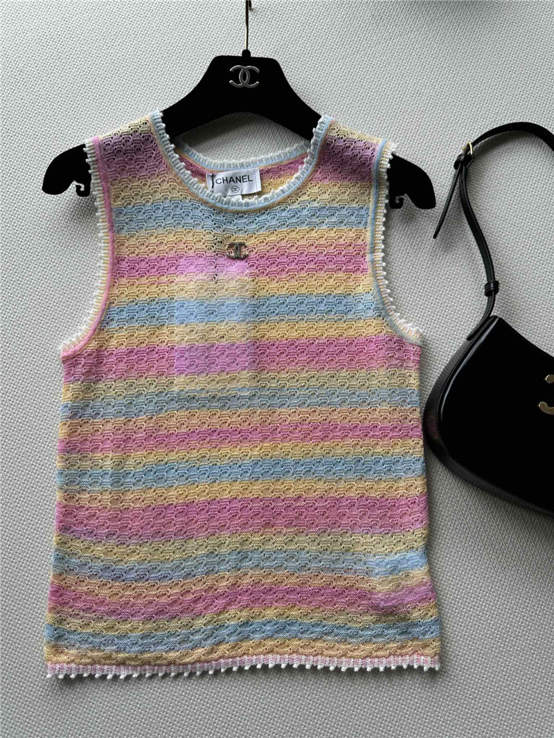 Ch**el crochet vest cheap replica designer clothes