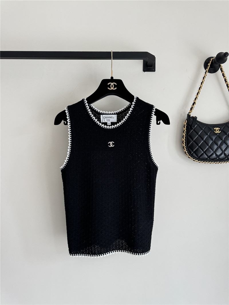Chanel crochet vest cheap replica designer clothes