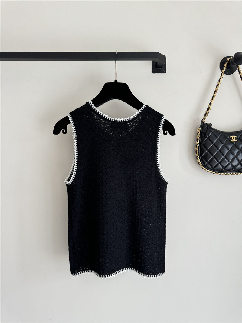 Ch**el crochet vest cheap replica designer clothes