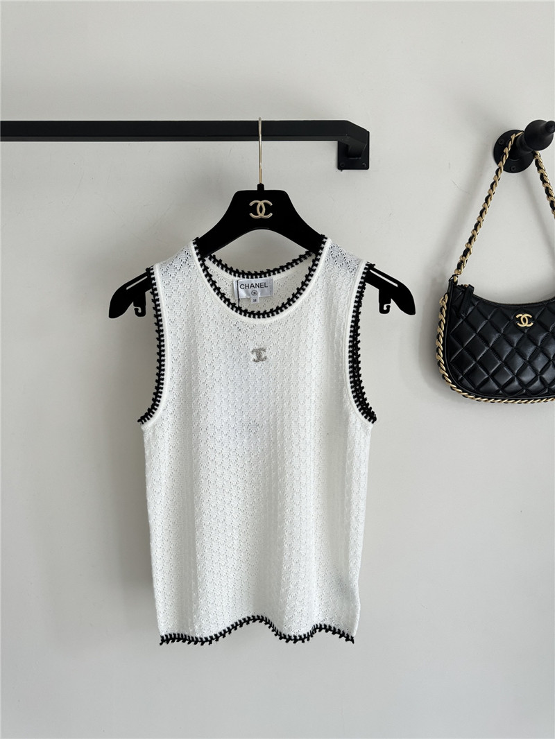 Chanel crochet vest cheap replica designer clothes