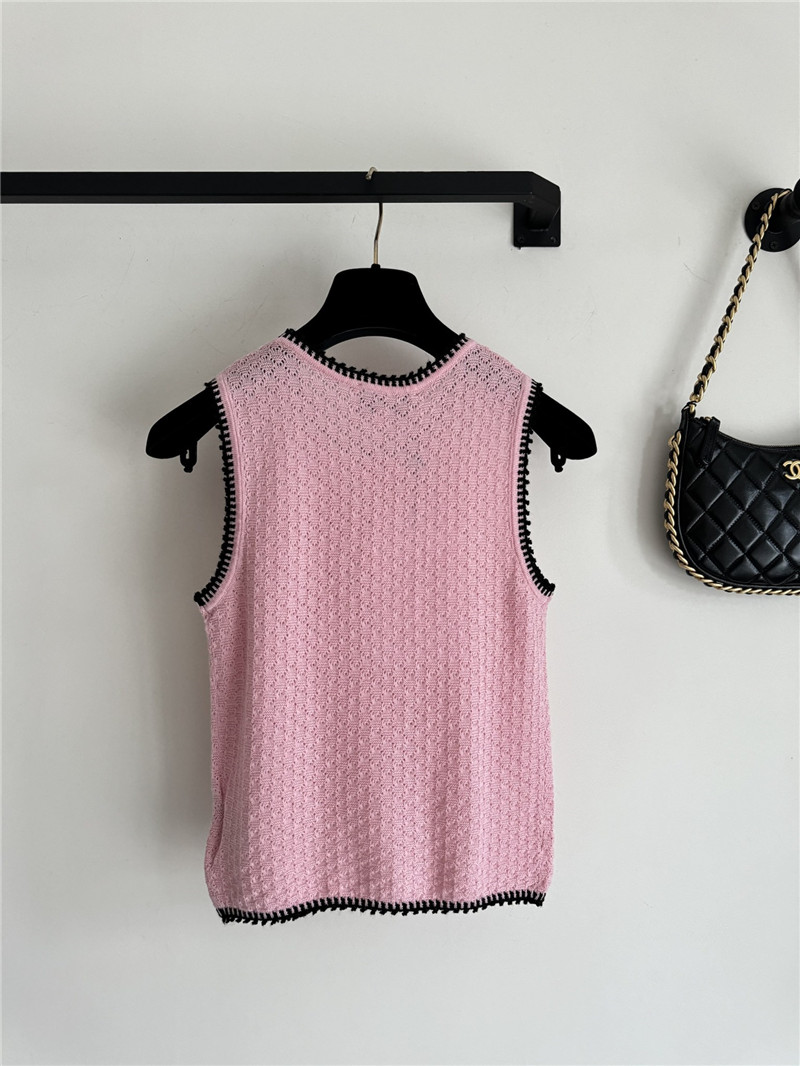 Chanel crochet vest cheap replica designer clothes