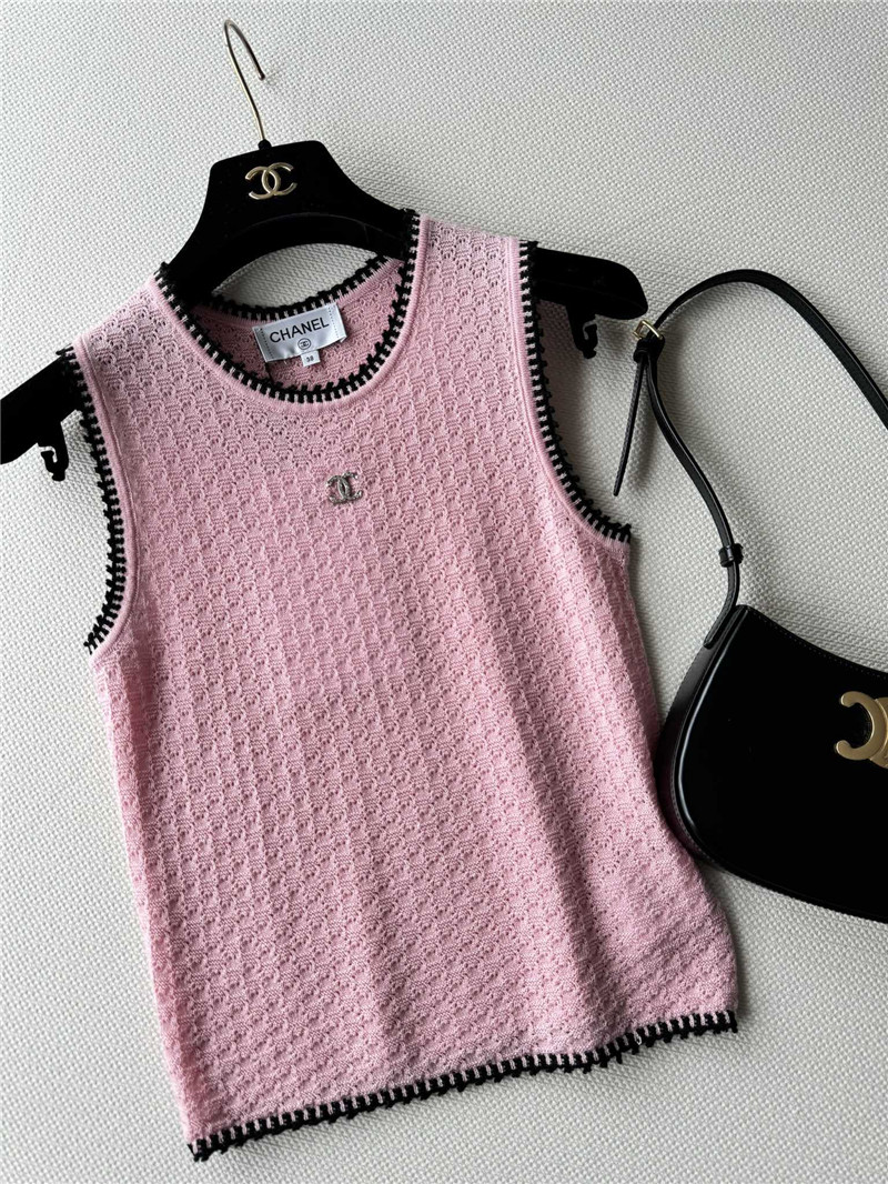 Chanel crochet vest cheap replica designer clothes