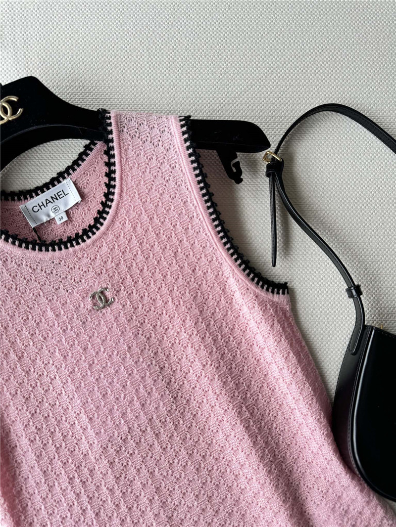 Chanel crochet vest cheap replica designer clothes