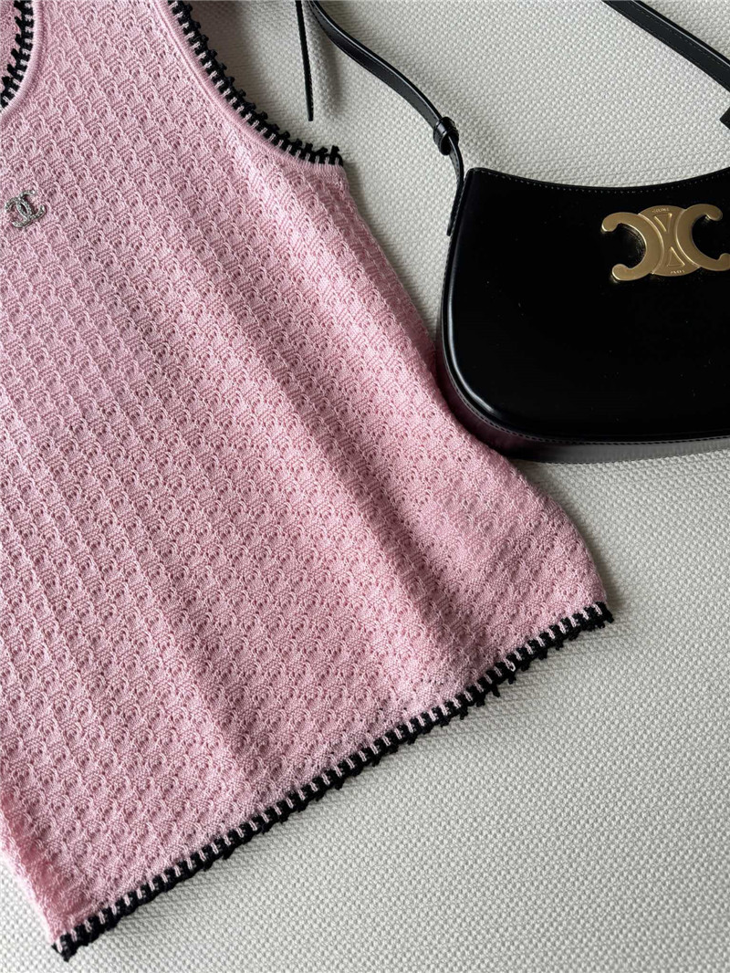 Chanel crochet vest cheap replica designer clothes