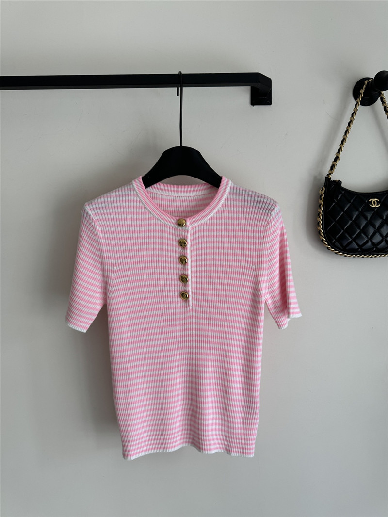 Prada new knitted short sleeve replica designer clothes