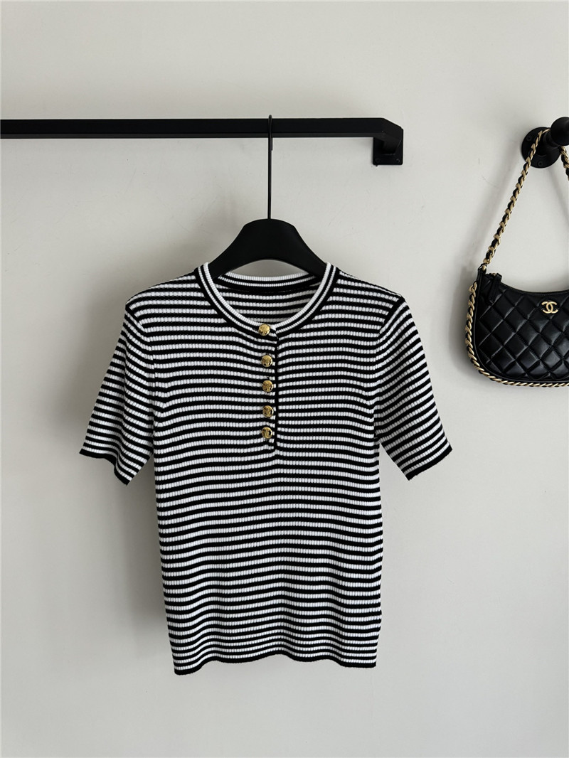 Prada new knitted short sleeve replica designer clothes