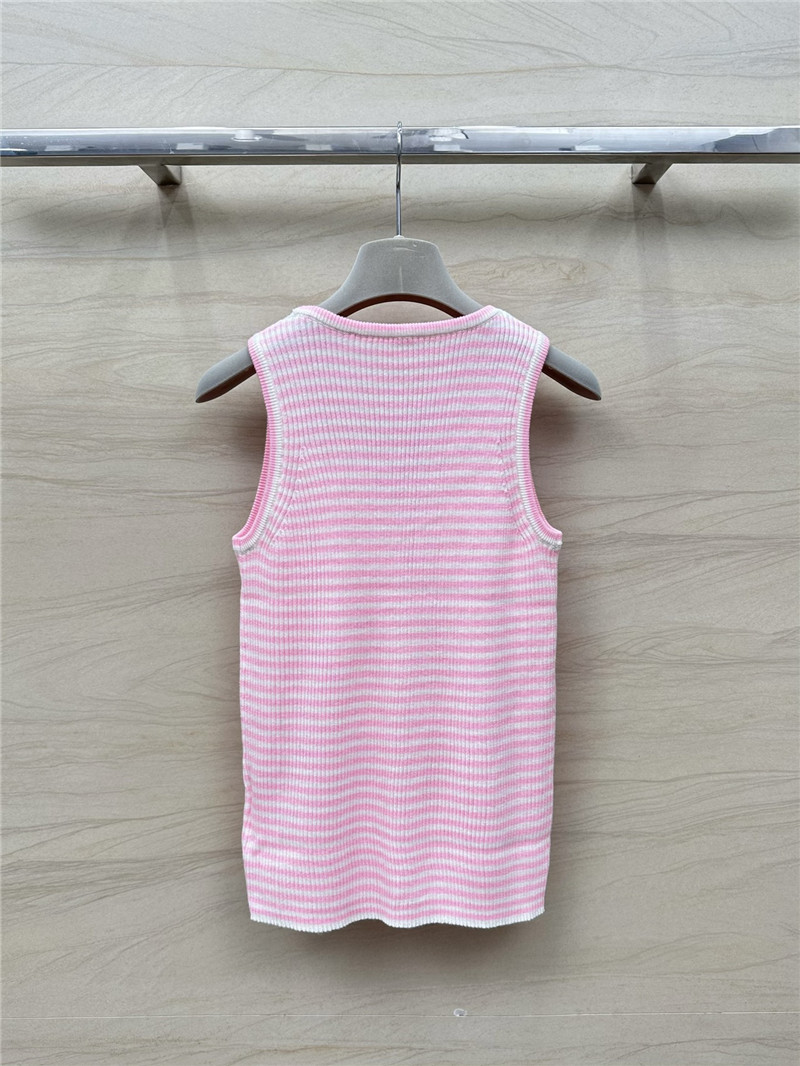 Pra*a dopamine color striped vest replica d&g clothing