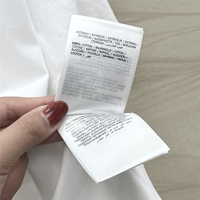 Moncler embroidered letter logo short sleeve T-shirt replica clothes