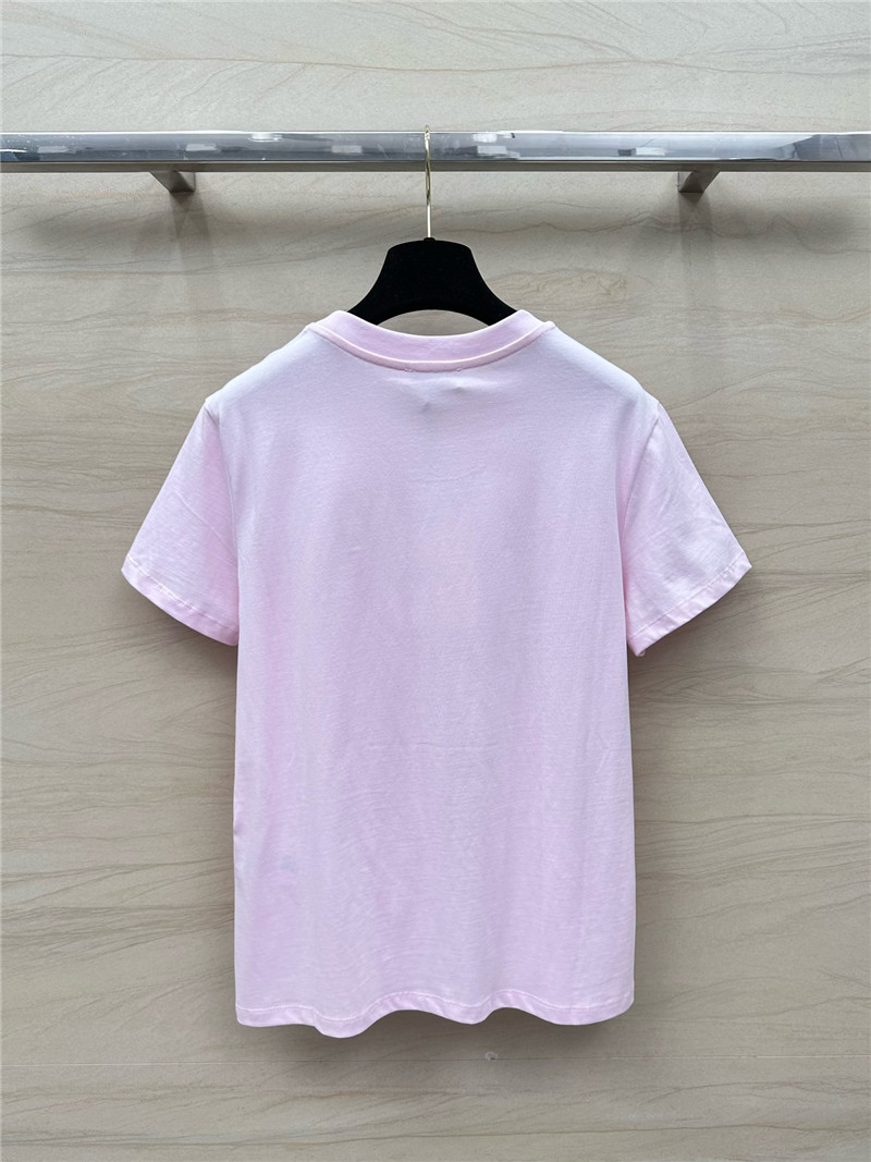 Moncler embroidered letter logo short sleeve T-shirt replica clothes