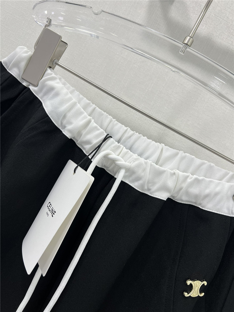 Ce1i*e wide-leg casual pants replica clothing sites