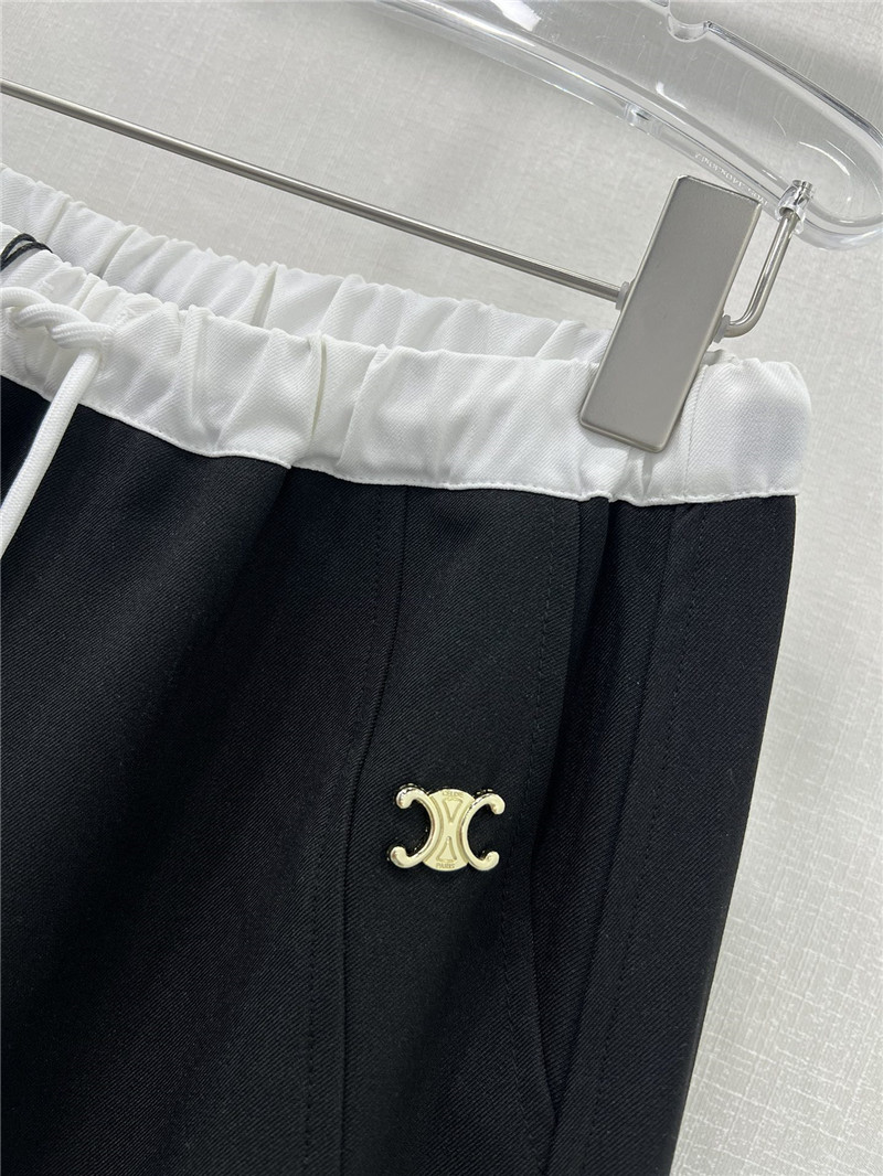 Ce1i*e wide-leg casual pants replica clothing sites