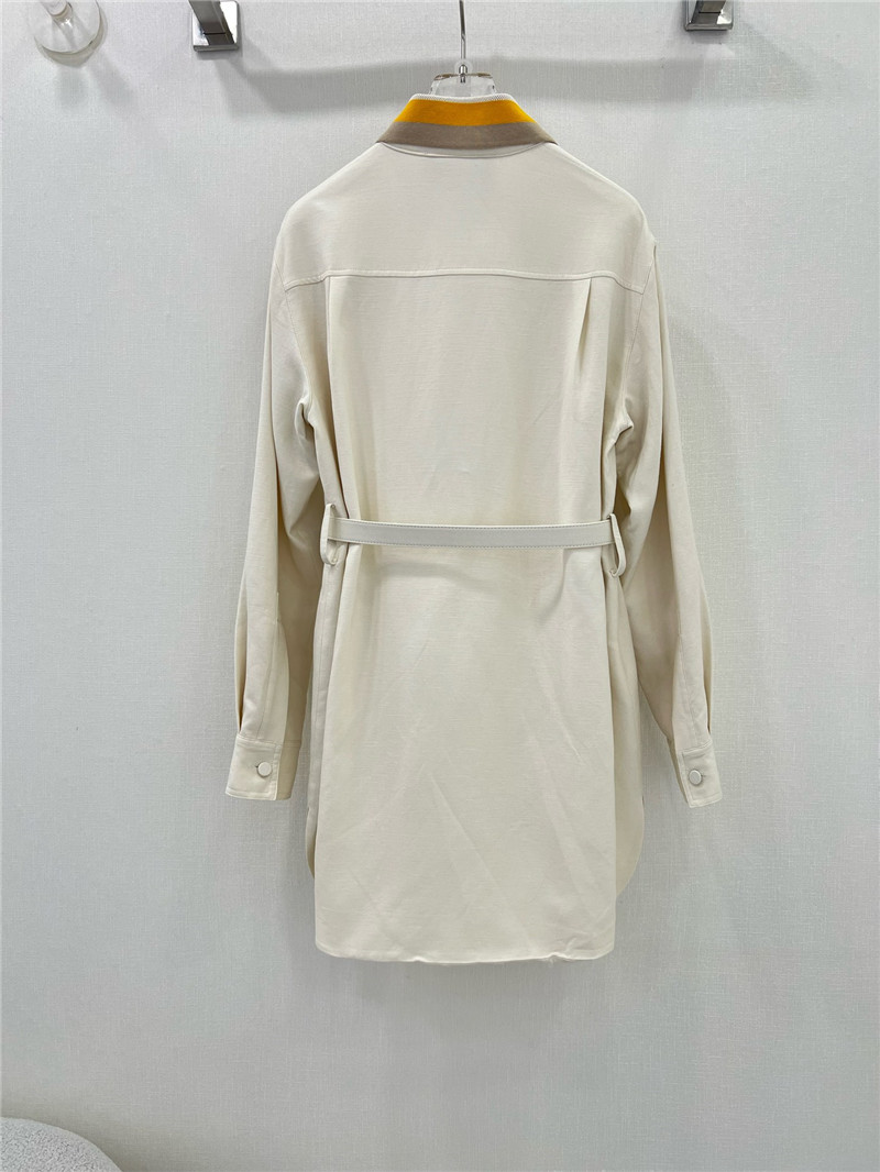 F**di lapel long sleeve dress replica d&g clothing