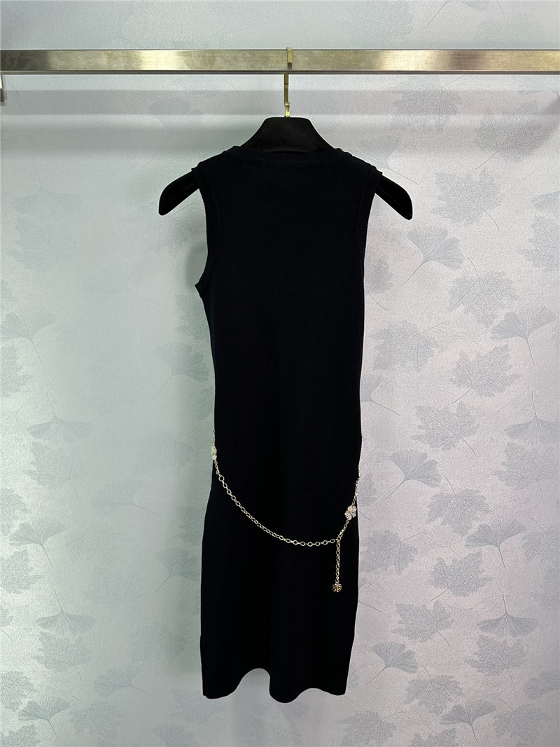 M1um1u round neck short sleeve knitted skirt replica designer clothes