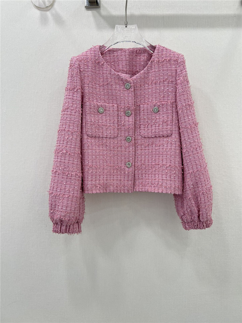 Chanel new puff sleeve jacket cheap replica designer clothes