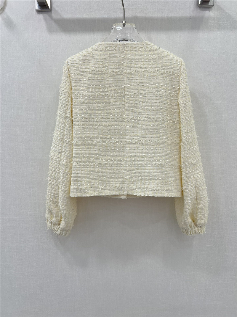 Ch**el new puff sleeve jacket cheap replica designer clothes