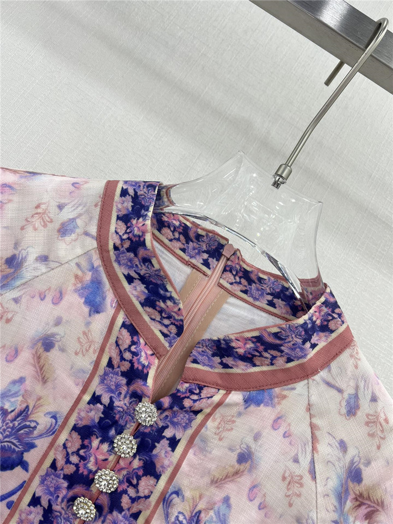 zimm printed dress cheap replica designer clothes
