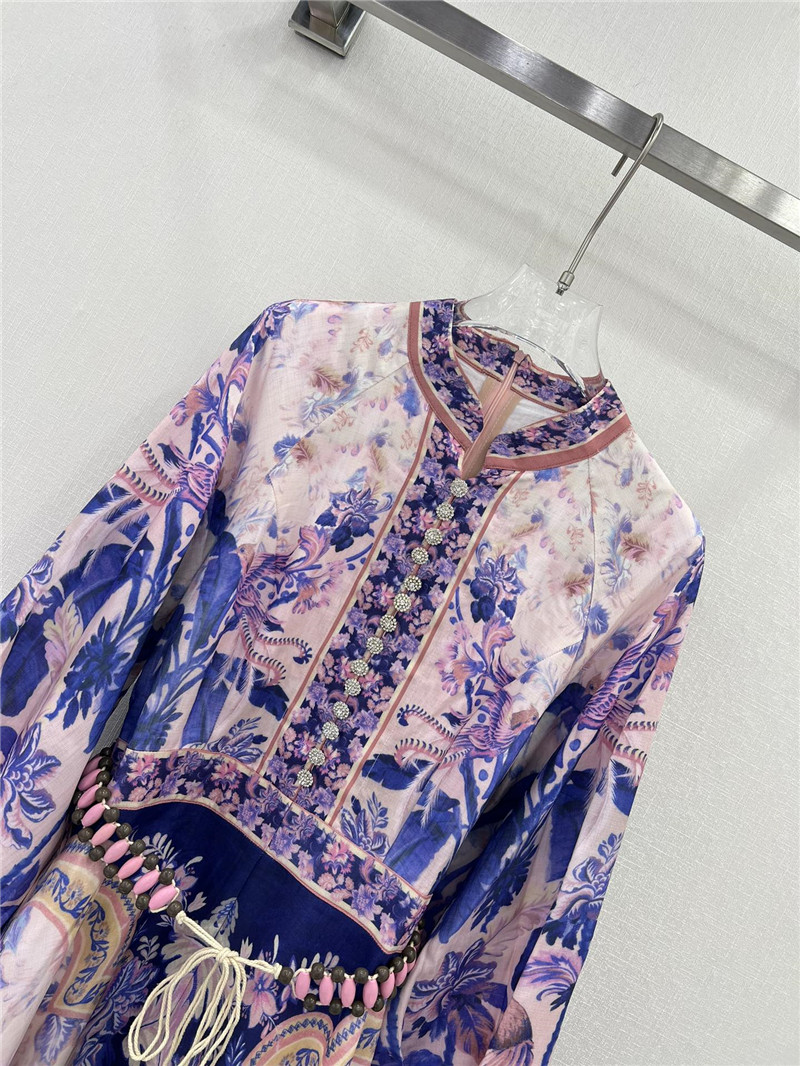 zimm printed dress cheap replica designer clothes