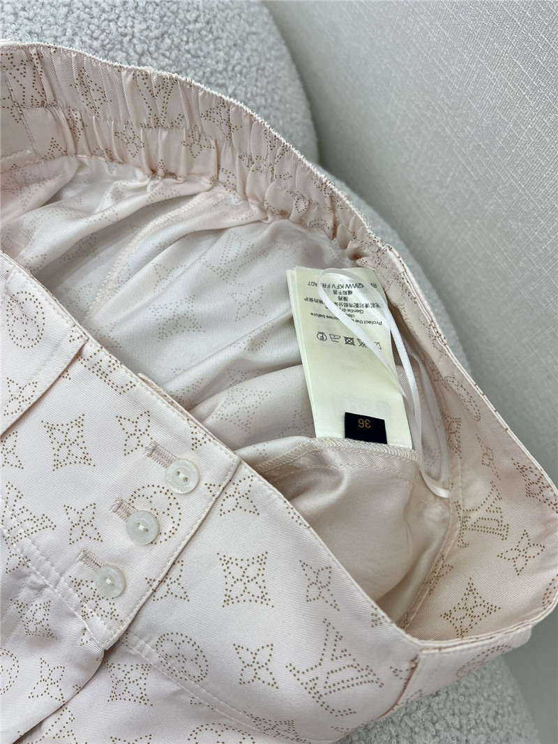 louis vuitton LV silk shorts replica designer clothes