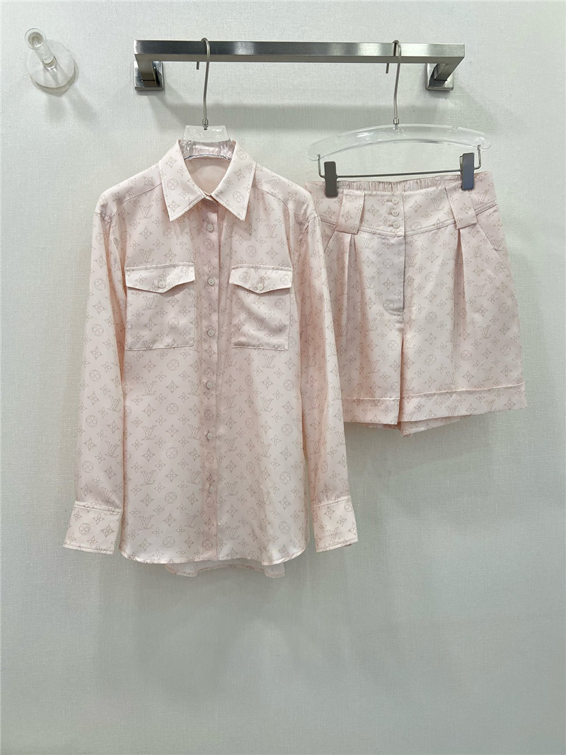 louis vuitton LV silk shorts replica designer clothes