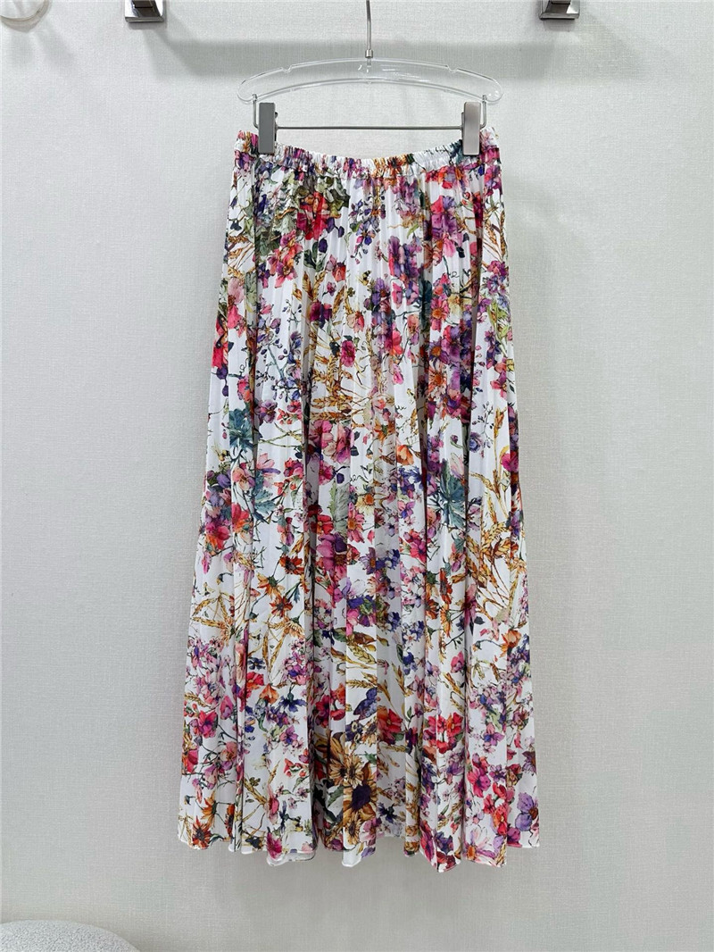 D10r pleated long skirt replica d&g clothing