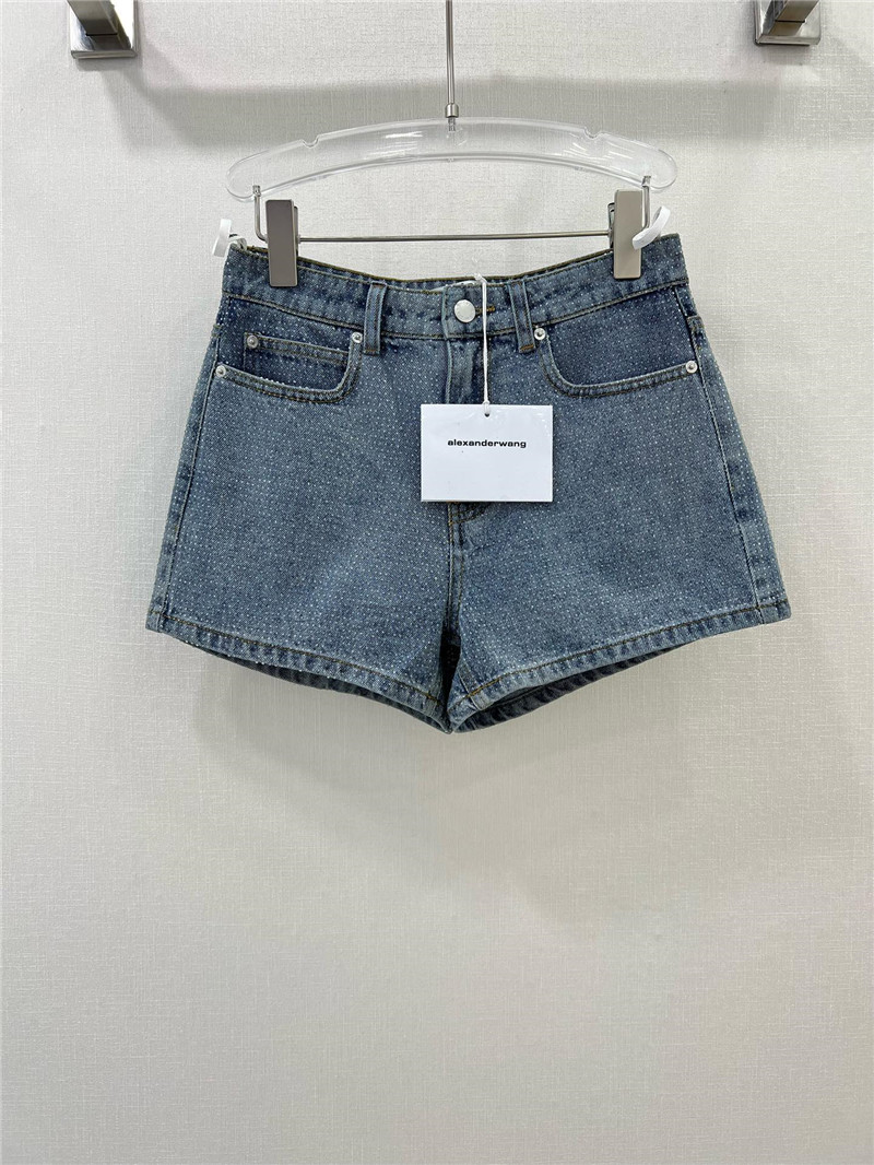 alexander wang diamond denim shorts replica clothing
