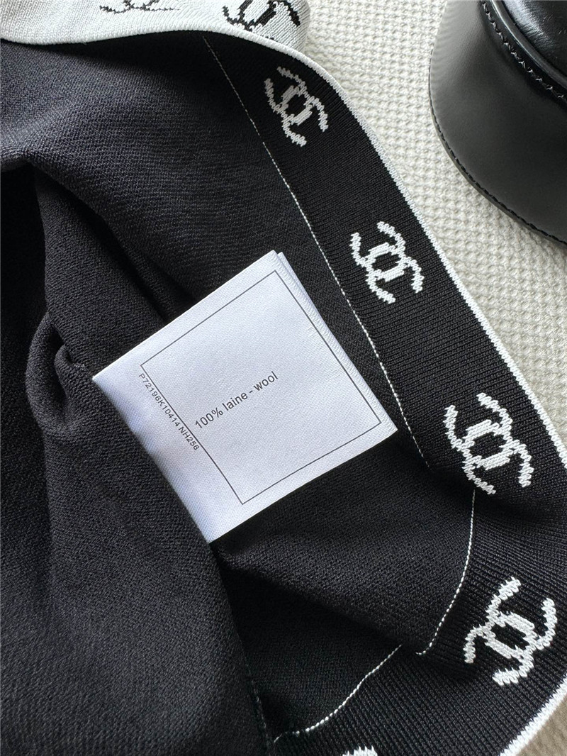 Ch**el contrast knitted vest replica d&g clothing