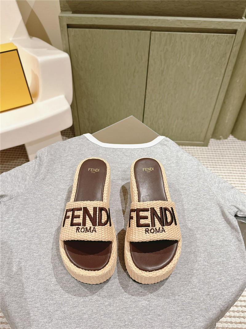 Fendi Sunshine Platform Slides