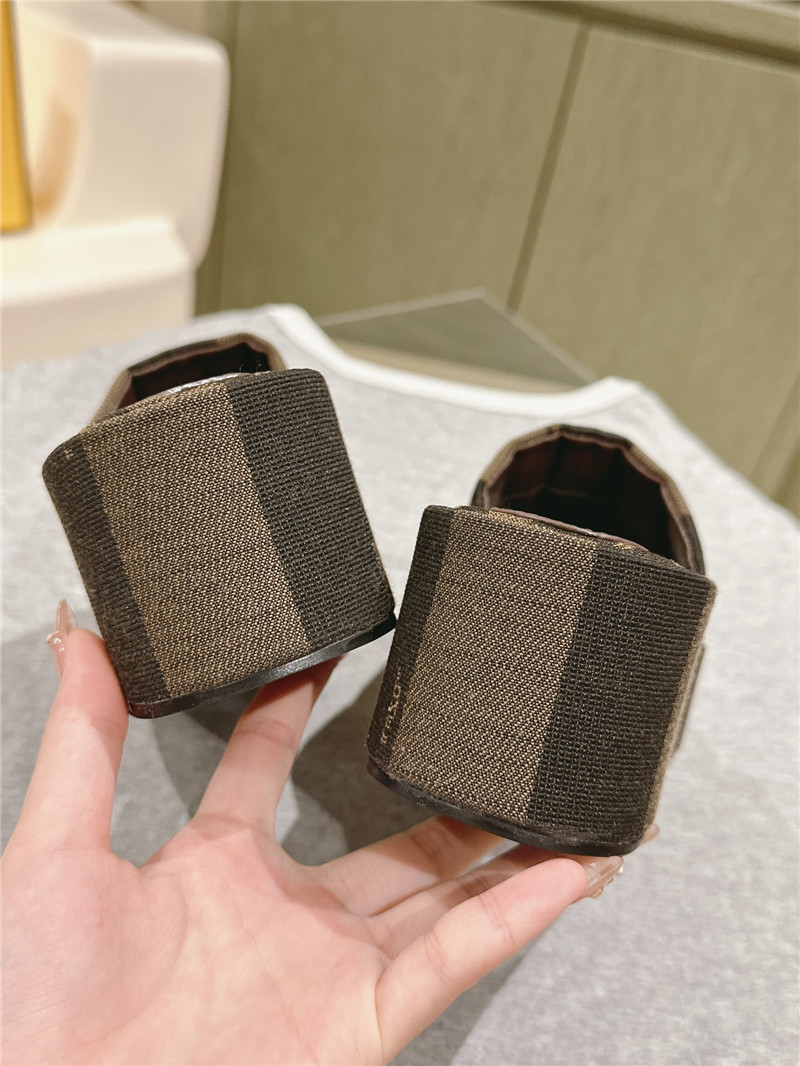 Fendi Sunshine Platform Slides Women