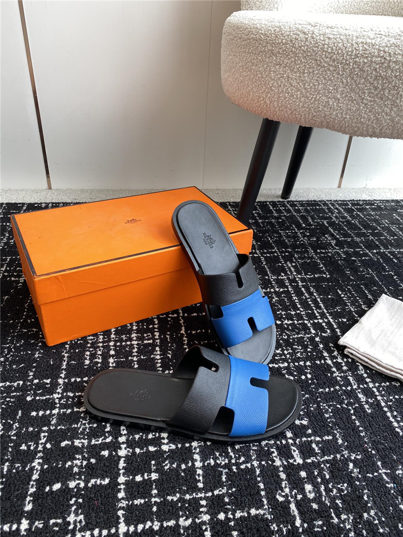 H**me5 izmir sandals black blue