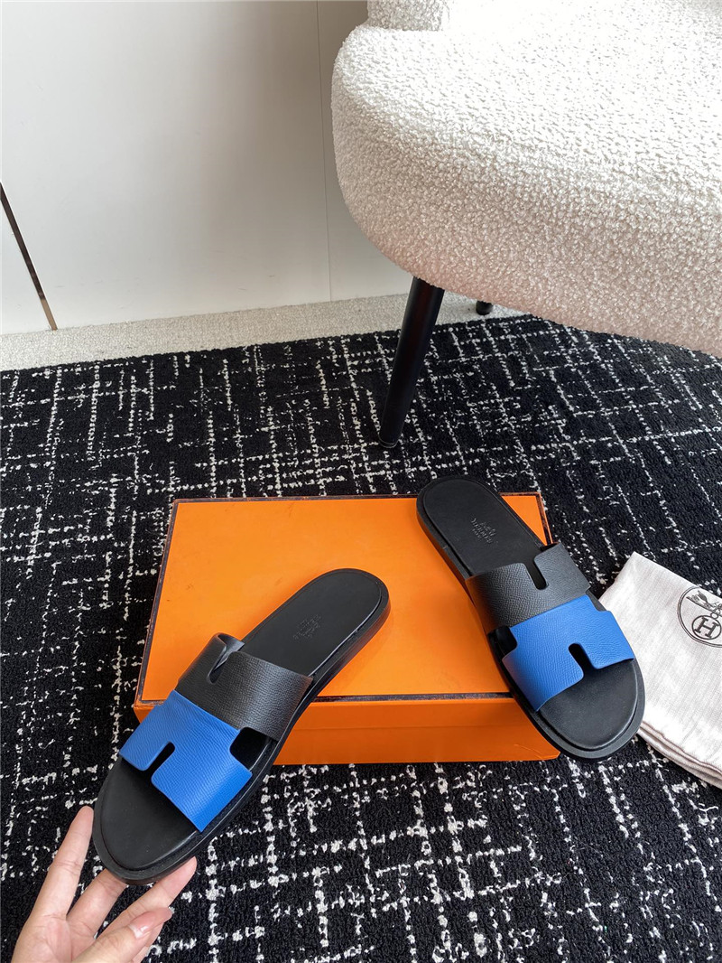 H**me5 izmir sandals black blue