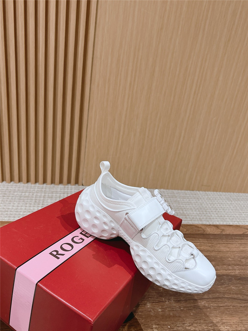 Roger Vivier Viv’ Run Light Trekky Sneakers White
