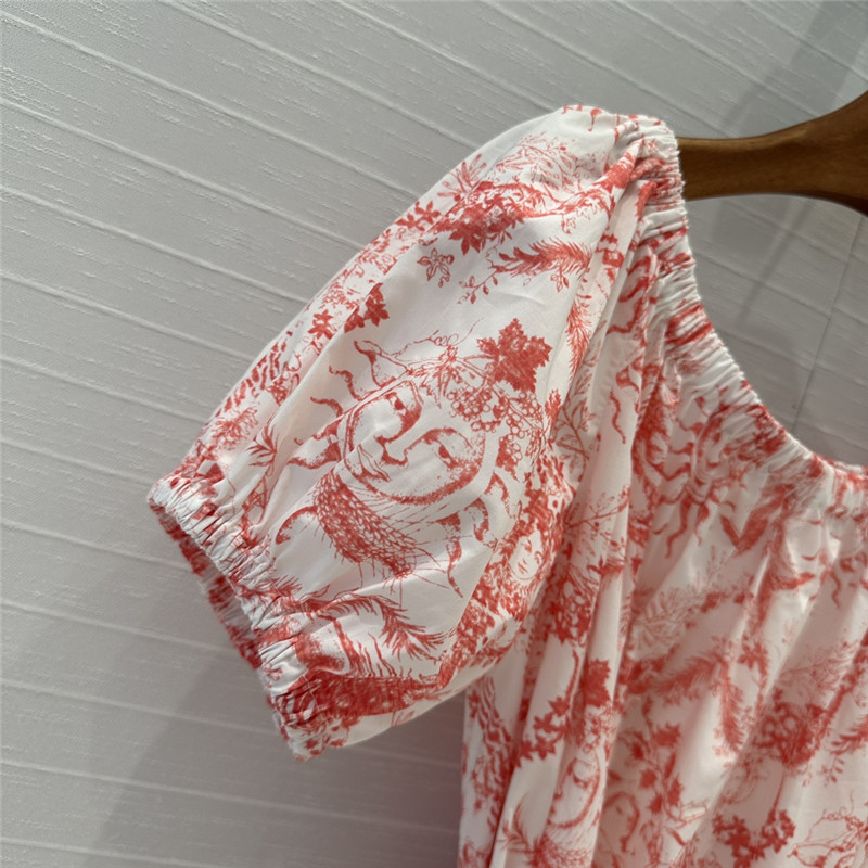 D10r one shoulder bubble short sleeve dress replicas clothes