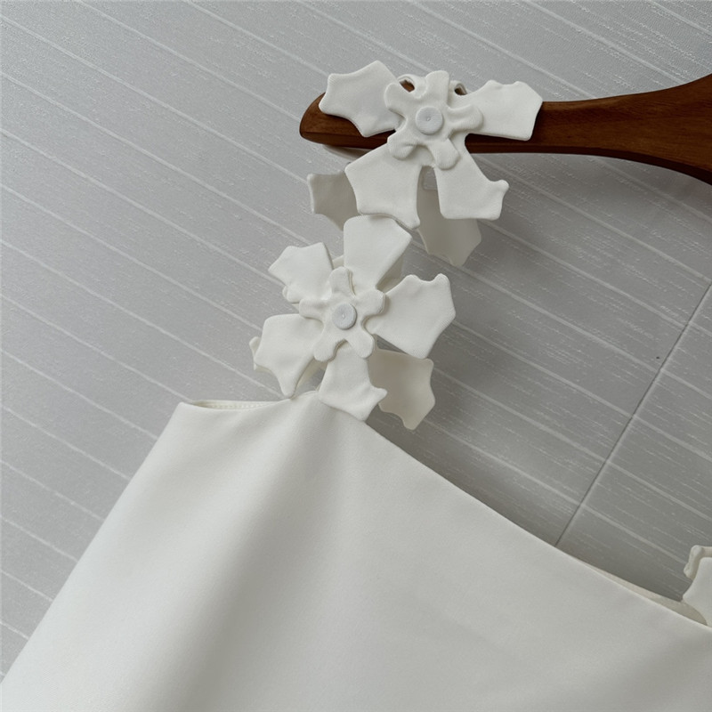 Versace three-dimensional pile flower suspender top replicas clothes